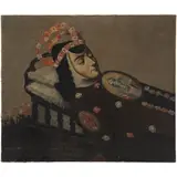 MÉXICO, SIGLO XIX by Retrato de Muerte de Monja Agustina, Óleo sobre tela, sold May 2025