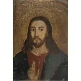 Icono, CRISTO PANTOCRÁTOR, Óleo sobre madera
