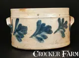 R.C.R, Stoneware Butter Crock Impressed R.C.R. / PHILA (Richard Remmey, Philadelphia)