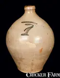 N. Clark & Co., 1 Gal. N. CLARK & CO. / LYONS Ovoid Stoneware Jug