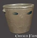 S.H. Sonner, S. H. SONNER / STRASBURG, VA Decorated Stoneware Pail, circa 1870, Stoneware