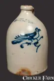 J. Norton & Co., 1 Gal. J. NORTON & CO. / BENNINGTON, VT Stoneware Jug with Bird Decoration
