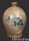 D.P. Shenfelder, D. P. SHENFELDER / READING, PA Stoneware Jug with Tulip Decoration