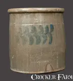 & Burns, Rare McCAREL & BURNS / RICHMOND, OH Stoneware Crock, circa 1875, Stoneware