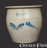 Sipe & Son, 1 Gal. SIPE & SON / WILLIAMSPORT, PA Stoneware Cream Jar, late 19th century, Stoneware