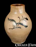 C. Crolius, Monumental C. CROLIUS / Manhattan Stoneware Pitcher with Incised Decoration