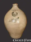 I. Seymour & Co., I. SEYMOUR & CO. / TROY, NY Stoneware Jug, circa 1825, Stoneware