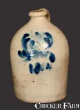 T.H. Willson & Co., Rare T. H. WILLSON & CO. / HARRISBURG, PA Stoneware Jug Dated 1854, 1854, Stoneware