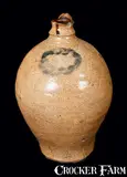 C. Crolius, Diminutive C. CROLIUS / MANHATTAN Stoneware Jug