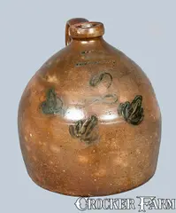 A.J. Buttler, A. J. BUTTLER / NEW BRUNSWICK, NJ Stoneware Jug, circa 1860, Stoneware