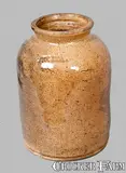 John Bell, Yellow Glazed JOHN BELL /WAYNESBORO Redware Canning Jar