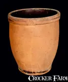 John Bell, JOHN BELL / WAYNESBORO Redware Pottery Cream Jar