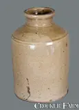H.H. Zigler, H. H. ZIGLER / NEWVILLE, PA Glazed Stoneware Canning Jar, circa 1855, Stoneware
