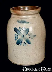 1 Gal. HARRIS / EASTON, PA Stoneware Crock by Lawren Harris, circa 1885, Stoneware, sold Nov 2012