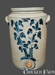 John Brelsford, Very Rare JOHN BRELSFORD / MAKER Philadelphia Stoneware Water Cooler, circa 1846-1857, Stoneware