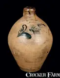 I. Seymour, I. SEYMOUR / TROY Ovoid Stoneware Jug
