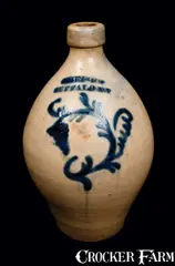 J. Heiser, J. HEISER / BUFFALO, N.Y Stoneware Jug, circa 1848-1857, Stoneware