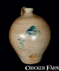 MABBETT & ANTHONE / PO'KEEPSIE, NY Stoneware Jug by Mabbett & Anthone, circa 1840, Stoneware, sold Jul 2012