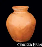 John W. Bell, Large Ovoid JOHN W. BELL / WAYNESBORO, PA Redware Crock, circa 1880, Redware