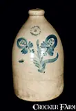 N Clark Jr, N. CLARK JR. / ATHENS, NY Stoneware Jug