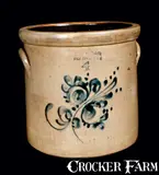 Haxstun & Co., HAXSTUN & CO. / FORT EDWARD, NY Stoneware Crock