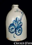 F. B. Norton, F. B. NORTON / WORCESTER, MASS Stoneware Jug, circa 1870, Stoneware