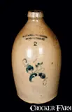 Ballard & Brothers, BALLARD & BROTHERS / BURLINGTON, VT 2 Gal. Stoneware Jug, third quarter 19th century, Stoneware