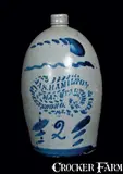 Jas. Hamilton, JAS. HAMILTON / GREENSBORO, PA 2 Gal. Stoneware Jug, circa 1875, Stoneware
