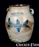 Nichols & Co., SIPE, NICHOLS & CO. / WILLIAMSPORT, PA Stoneware Batter Pail