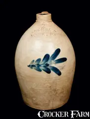The. P.S. Co., THE P.S. CO. / YORK, PA Stoneware Jug (Pfaltzgraff), late 19th century, Stoneware