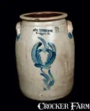 Nichols & Co., SIPE, NICHOLS & CO. / Williamsport, PA Stoneware Crock