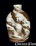 B.B. Craig, B. B. CRAIG / VALE, NC Stoneware Pinched Flask