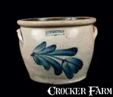 L. H. Yeager, L. H. YEAGER / ALLENTOWN, PA Stoneware Cream Jar, late 19th century, Stoneware