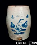 A.J. Buttler, A. J. BUTTLER / NEW BRUNSWICK, NJ Stoneware Water Cooler, Five-Gallon, circa 1870, Stoneware