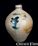 Thomas D. Chollar, Stoneware Jug Impressed THOMAS D. CHOLLAR / CORTLAND, circa 1840, Stoneware