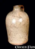 Anthony Baecher, Rare A. W. BACHER / WINCHESTER, VA Redware Jug (Anthony Baecher), circa 1880, Redware