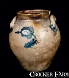 David Roberts, D. ROBERTS / UTICA, NY Stoneware Jar, Three-Gallon
