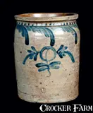 B.C. Milburn, B. C. MILBURN / ALEXA. Alexandria, VA Stoneware Crock, circa 1855, Stoneware