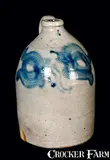 Union Pottery, UNION POTTERY / NEWARK, NJ Stoneware Jug, circa 1870, Stoneware