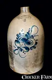 G. W. Fulper, G. W. FULPER / FLEMINGTON, NJ Stoneware Jug, late 19th century, Stoneware