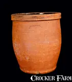 John Bell, JOHN BELL / WAYNESBORO Redware Cream Jar