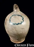 C. Crolius, Ovoid Stoneware Jar Impressed "C. CROLIUS / MANUFACTURER / NEW-YORK"
