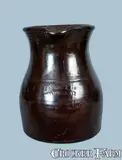 E. Norton & Co., E. NORTON & CO. / BENNINGTON, VT.Albany-Slip Stoneware Pitcher, late 19th century, Stoneware