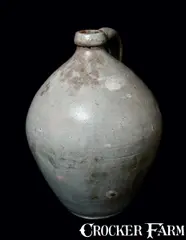 Chollar & Darby, CHOLLAR & DARBY / HOMER Ovoid Stoneware Jug, circa 1840, Stoneware