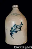 J. S. Taft, J. S. TAFT / KEENE, NH Stoneware Jug, circa 1875, Stoneware