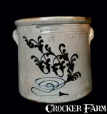 A.O. Whittemore, A. O. WHITTEMORE / HAVANA, NY Stoneware Crock
