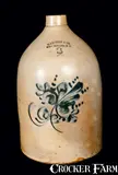 Haxstun & Co., HAXSTUN & CO. / FORT EDWARD, NY Stoneware Jug