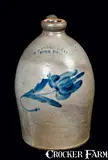 H B. Pfaltzgraff, H. B. PFALTZGRAFF / YORK, PA Stoneware Jug, circa 1875, Stoneware