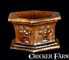 P. Sipe, Extremely Rare P. SIPE / LEWISBERY / YORK CO. PA Small Redware Cuspidor, mid 19th century, Redware