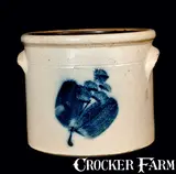 N. A. WHITE & SON / UTICA, NY Stoneware Crock by N.A. White & Son, circa 1885, Stoneware, sold Jul 2011